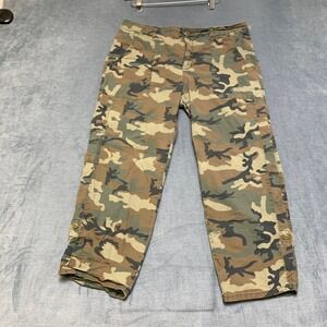 Sanctuary Standard Surplus Military Cargo Pants Mens 31 Multi Camouflage Pockets